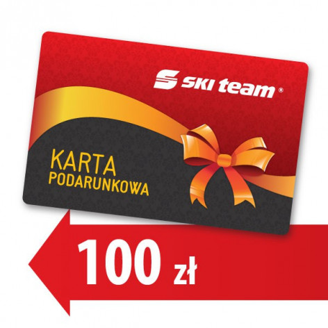 Karta podarunkowa - kwota 100 zł