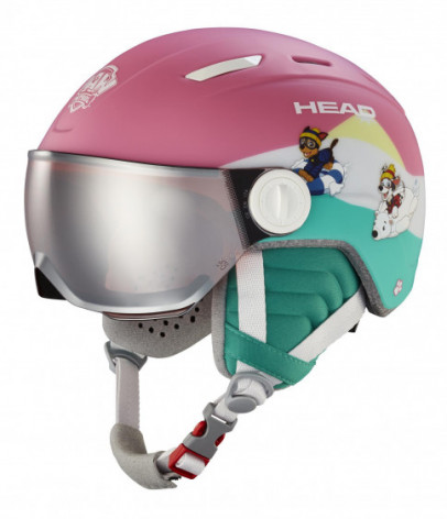 KASK ZIMOWY HEAD 8163 MAJA/VISOR PAW JR