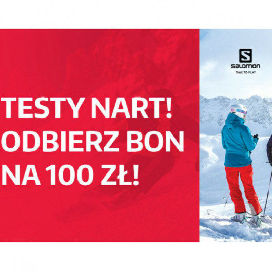 Testy Nart - odbierz bon 100 zł na narty i buty Atomic lub Salomon