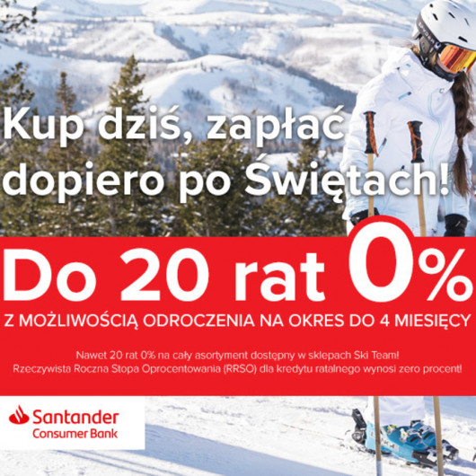 Zimowe zakupy na raty 0%
